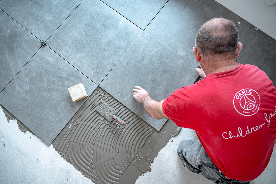 carrelage de salle de bain à Besançon